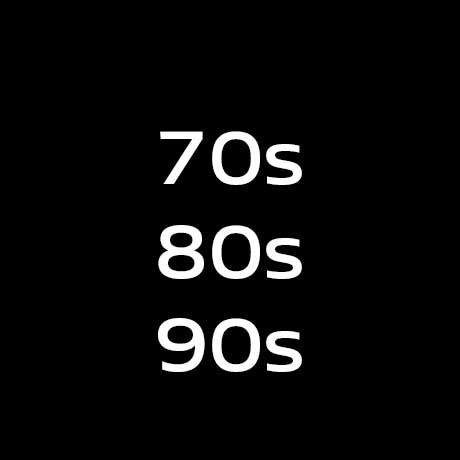 70s, 80s, 90s